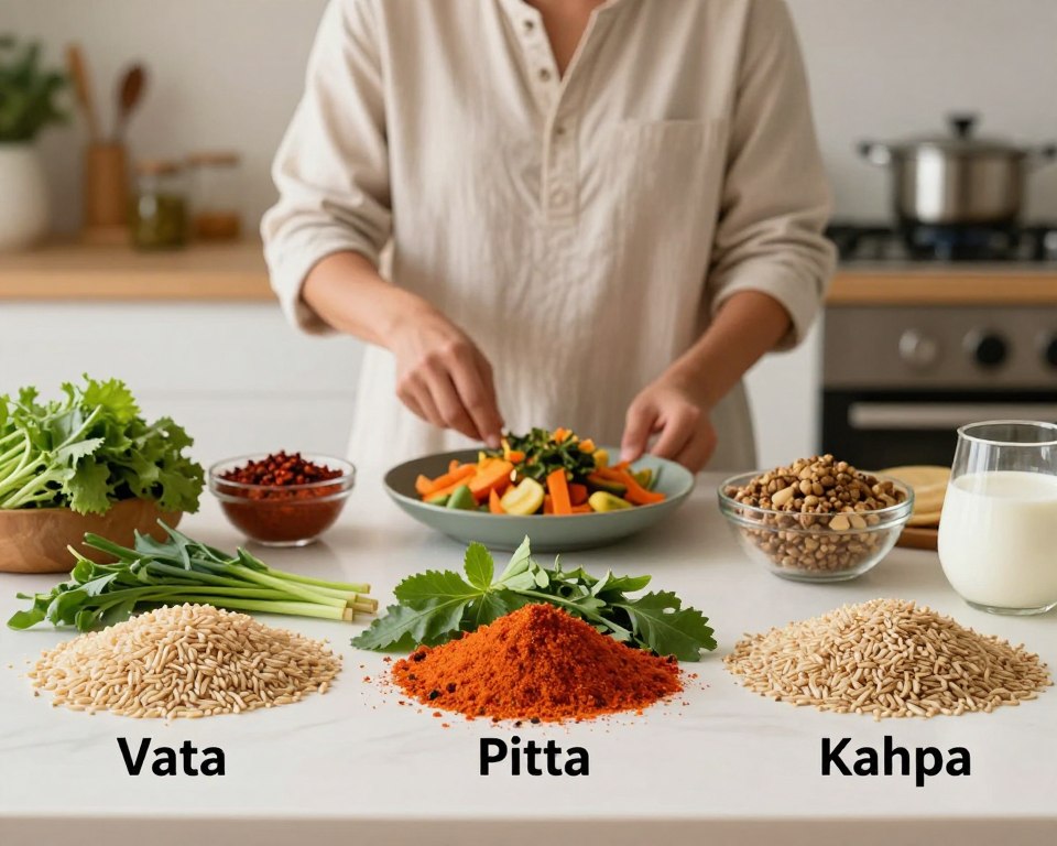 Ayurvedische Doshas Ernährungstypen