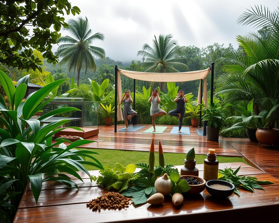 Klimatische Vorteile Monsunzeit Ayurveda