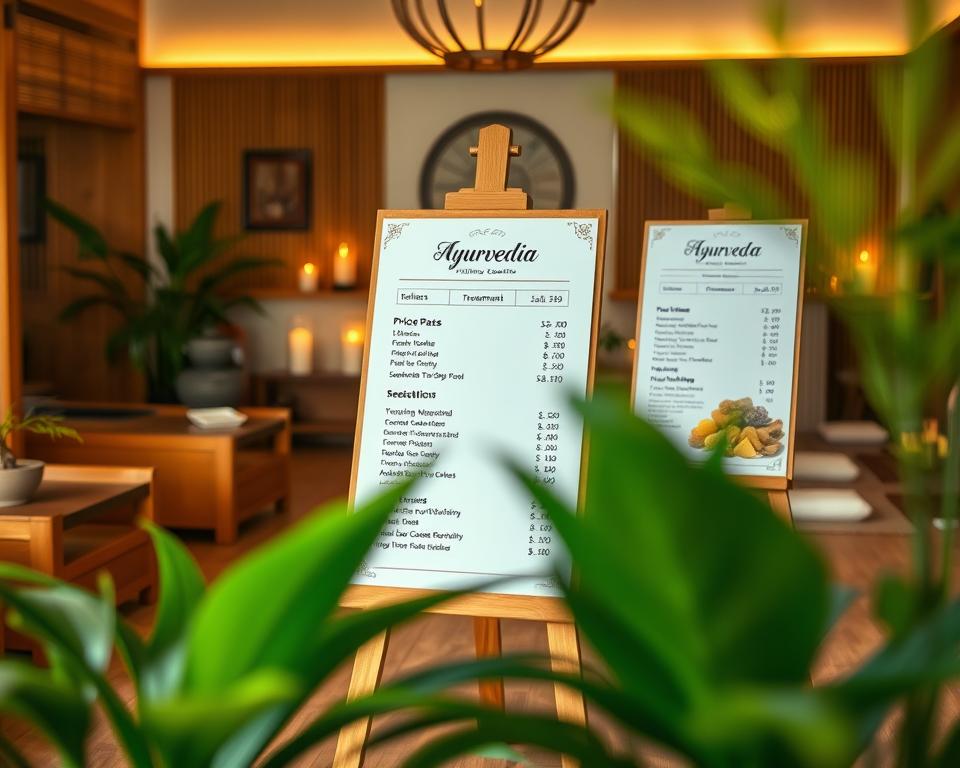 Preisübersicht Ayurveda Kur